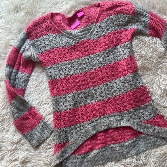 Derek Heart Medium 10/12 Striped Sweater - Picture 1 of 4